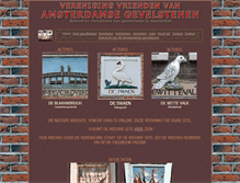 Tablet Screenshot of amsterdamsegevelstenen.nl